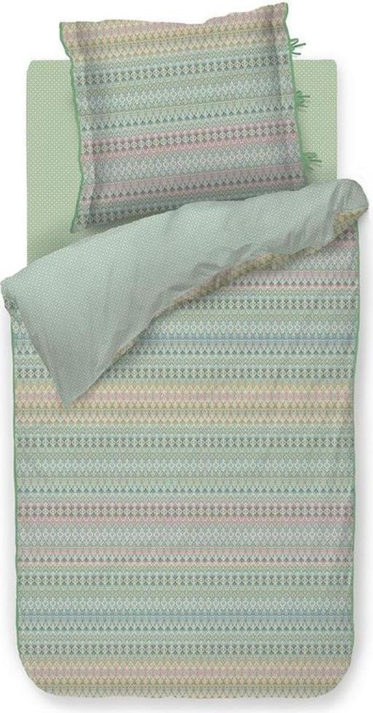 Pip Studio Bettwäsche-Garnitur Ashanti Farbe Grün Größe 155x220+80x80