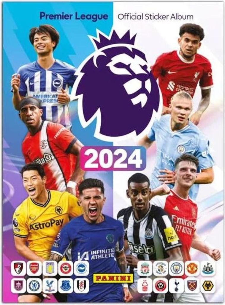 Premier League Official Sticker Collection 2024 Sticker Album *Englische Version*