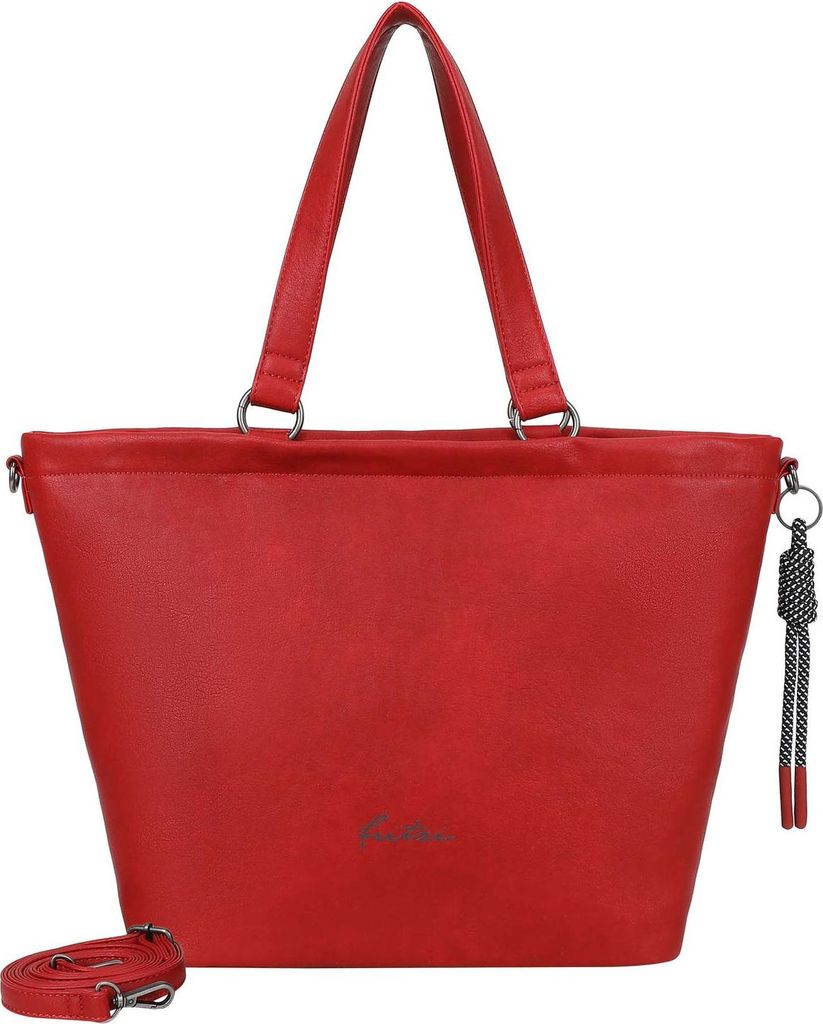 Fritzi aus Preußen Schultertasche Lou Shopper Red dunkelrot