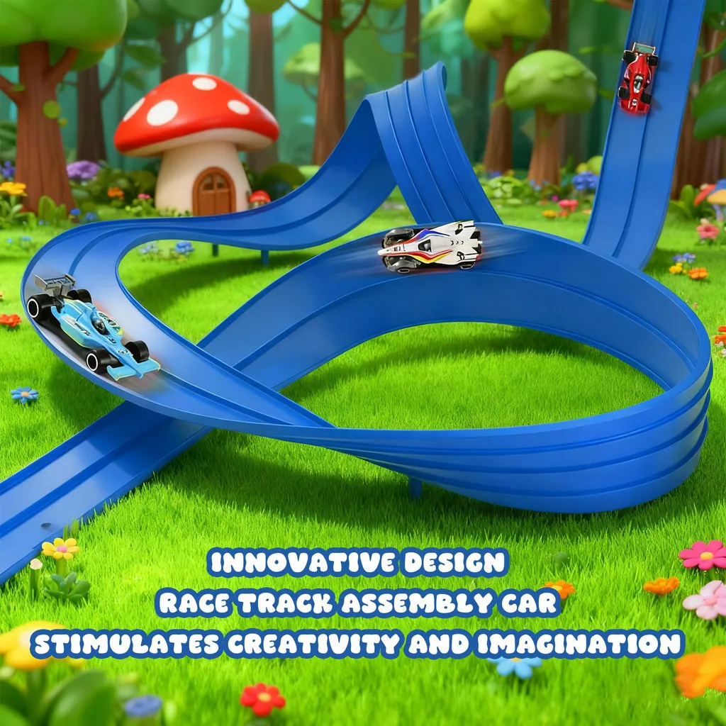Circuit Flex Tracks propulsion par inertie et rails souples pour garçons