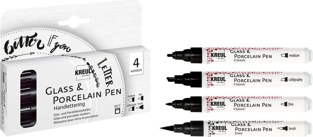 KREUL 16480 KREUL Pen voor glas en porselein, voor Productafbeelding 