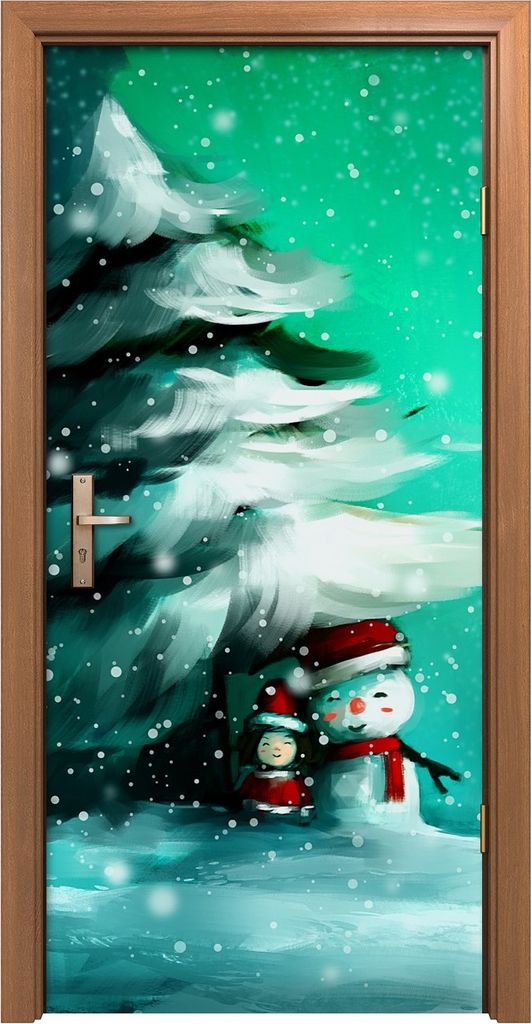 Türposter 90x200 cm Türaufkleber Türtapete Türfolie Produktbild 