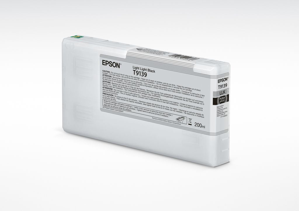 Epson T9139 Light Light Black Ink Cartridge (200ml), Produktbild 