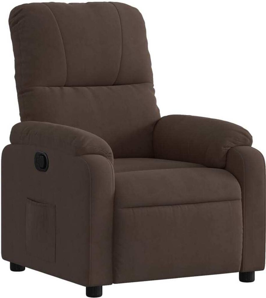 "WINTER SALE"Relaxsessel- TV-Sessel - Einzelsofa elegantes Design - Braun Mikrofasergewebe - 75x89,5x103,5cm - Couchsessel NeuMöbel233288