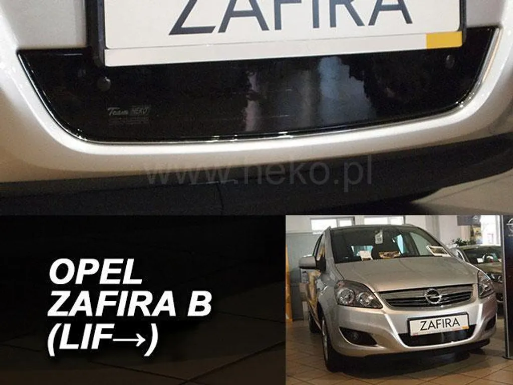 Cache de calandre d'hiver pour monospace Opel Zafira B 2008-2012