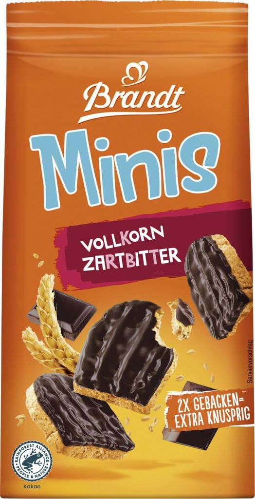 Brandt Minis Vollkorn Zartbitter 95g Produktbild 