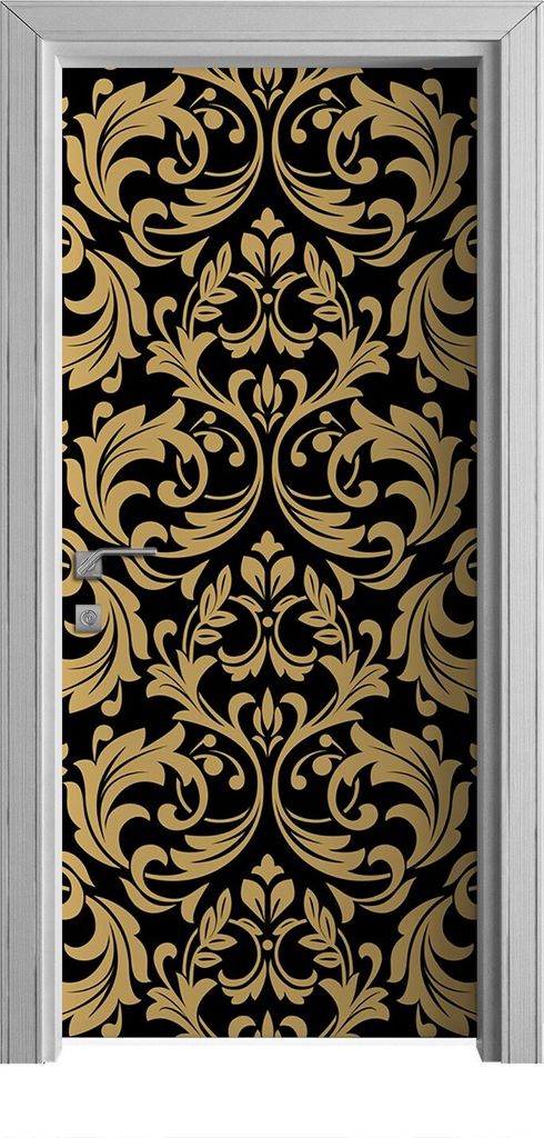 Tür Selbstklebende 90x210 cm Türfolie Türtapete Klebefolie - Ornamente Abstrakt