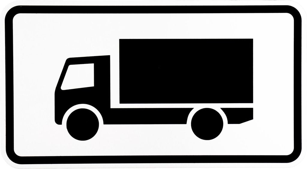 ORIGINAL Verkehrsschild Nr. 1010-51 nach StVO und RAL-Gütebedingungen LKW Verkehrszeichen Schild Straßenschild Zusatzschild Verkehrsschilder Stra...