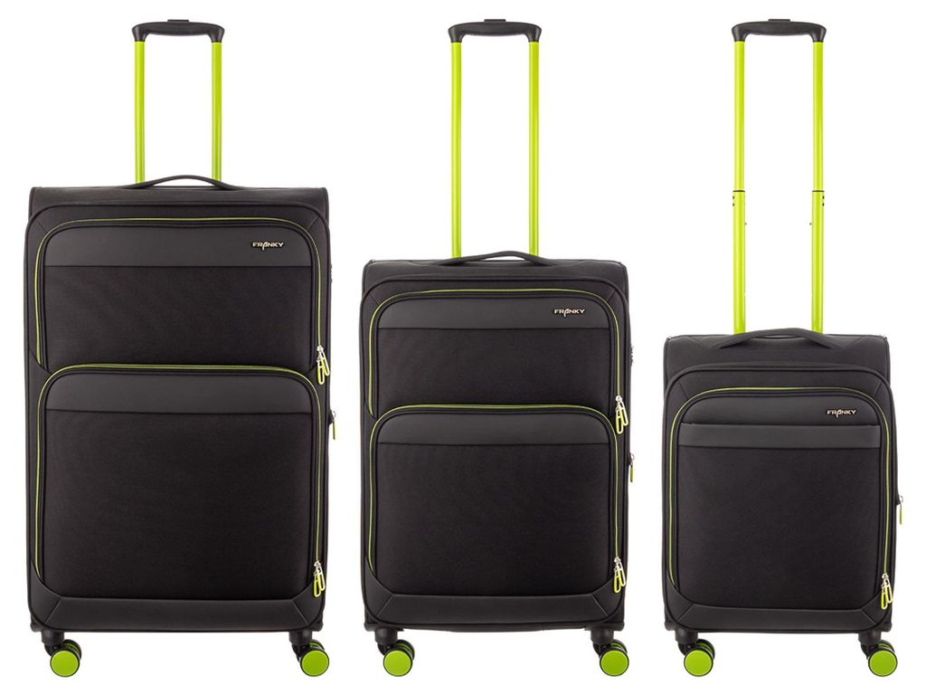 Franky 3er Koffer SET Gr. L/M/S Reisegepäck T27-F Spinner Produktbild 