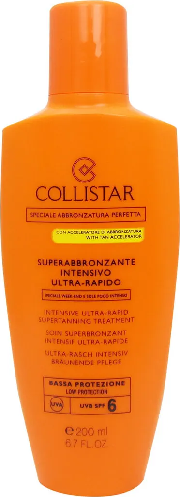 Bronzer rapidement en week-end avec Collistar lotion intensive SPF6 - 6