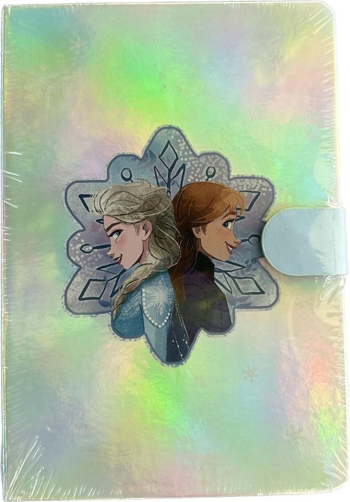 Undercover Frozen Fancy, Persönliches Tagebuch, Mehrfarbig, Abbildung, Weiß, Liniertes Papier, Magnet