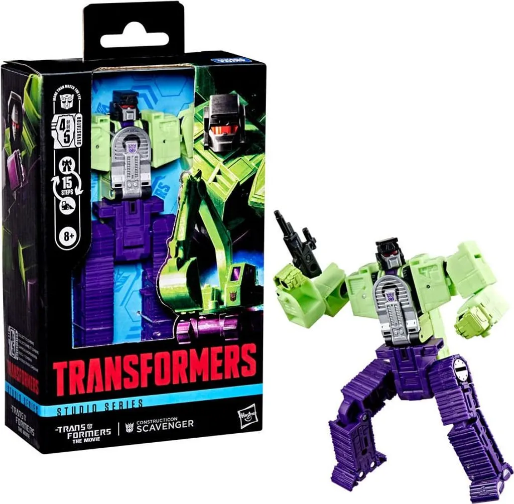 Transformers Constructicon Scavenger articulé avec décor Studio Series - 5