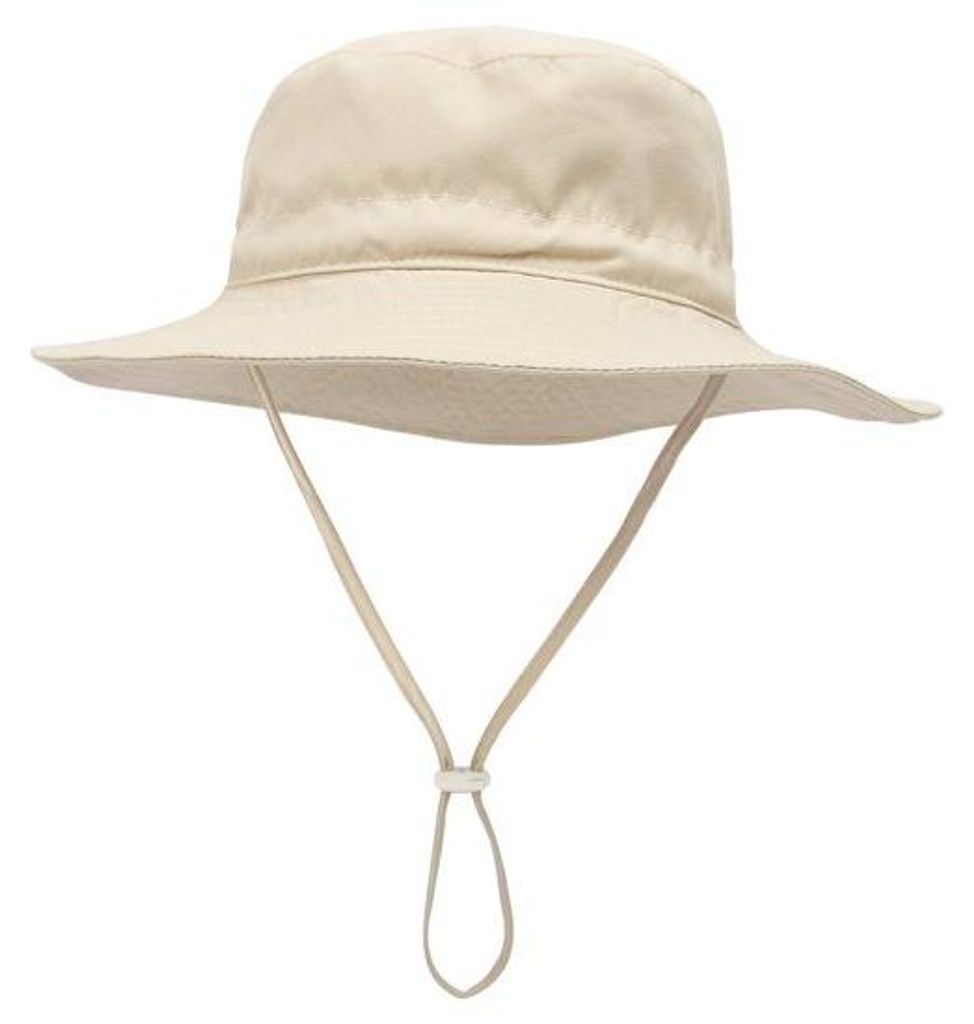 Kinder-Sonnenhut und Sonnenbrille mit UV-Schutz UPF 50+, weitem Fischauslauf für Kinder, bequeme Strandhut mit verstellbarer Kinnbande für Mädch...