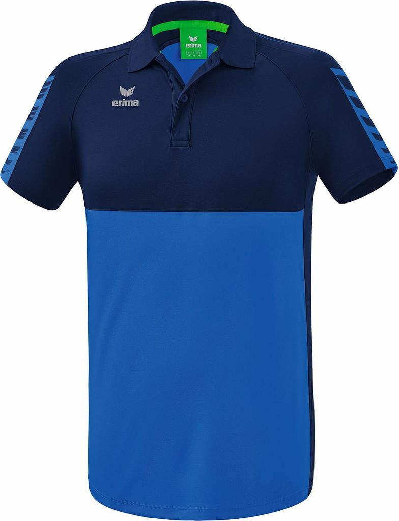 Erima Six Wings Poloshirt Blau