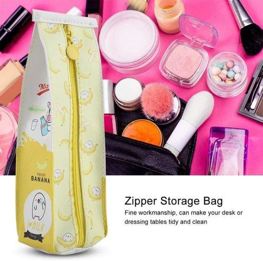 Sac Jaune Imperméable Grand Format en Polyuréthane à Motif Ludique