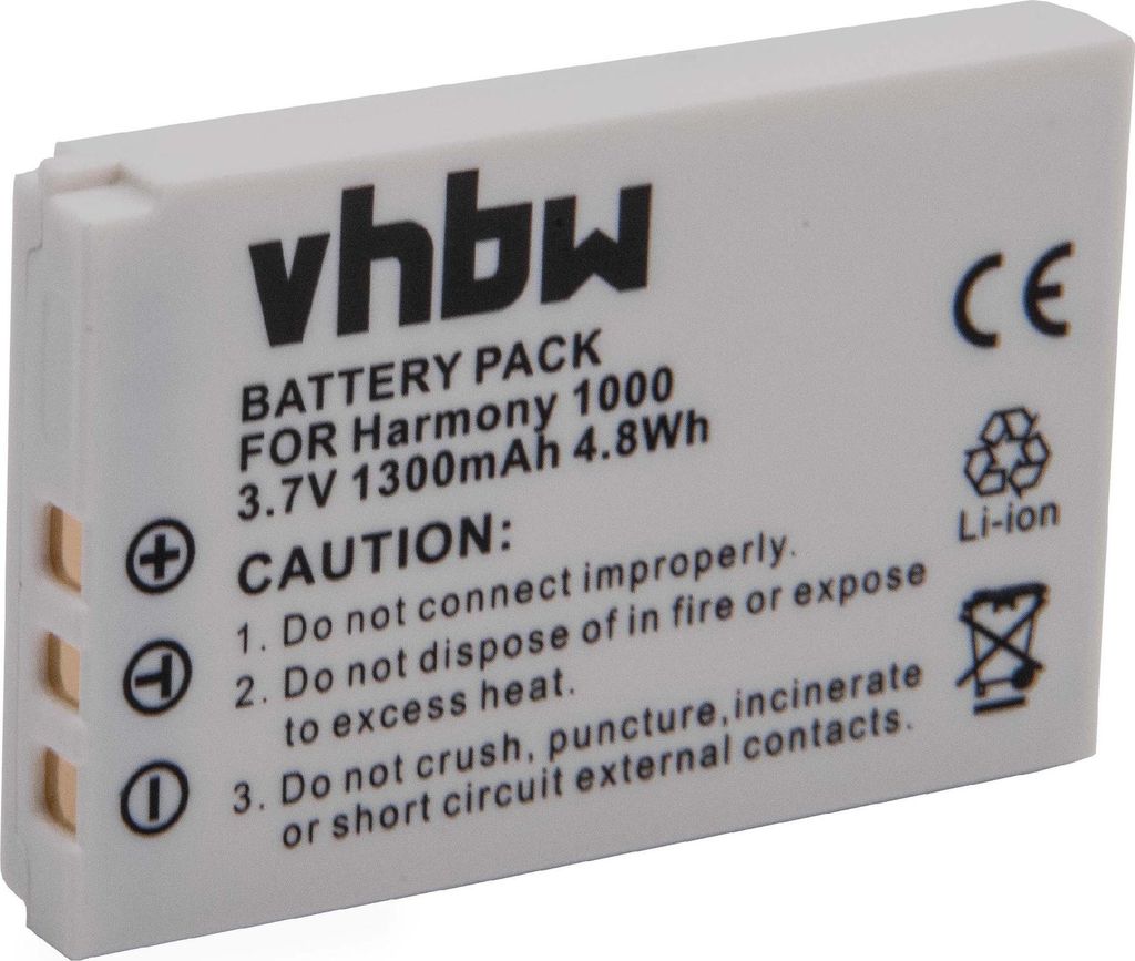vhbw Akku kompatibel mit Logitech Harmony 915 Remote, 1100i Produktbild 