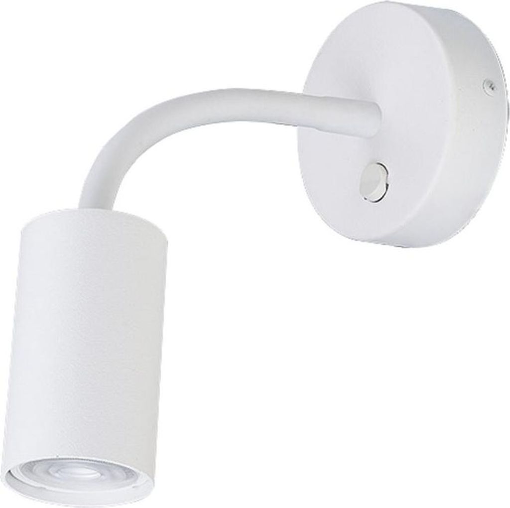 Wandspot Metall GU10 verstellbar Weiß Modern Spot Lampe Wand