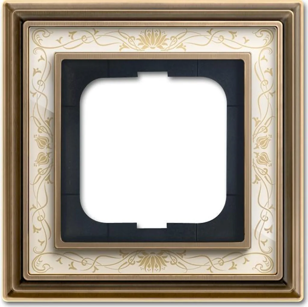 Plaque de Finition Bronze pour Interrupteur Busch-Jaeger 1754-0-4663