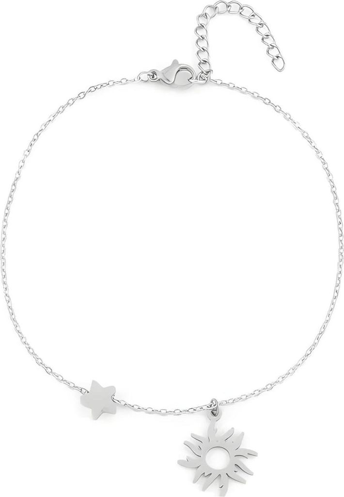 Elegante Fußkette HV-38871 aus Silber für Damen KP38871
