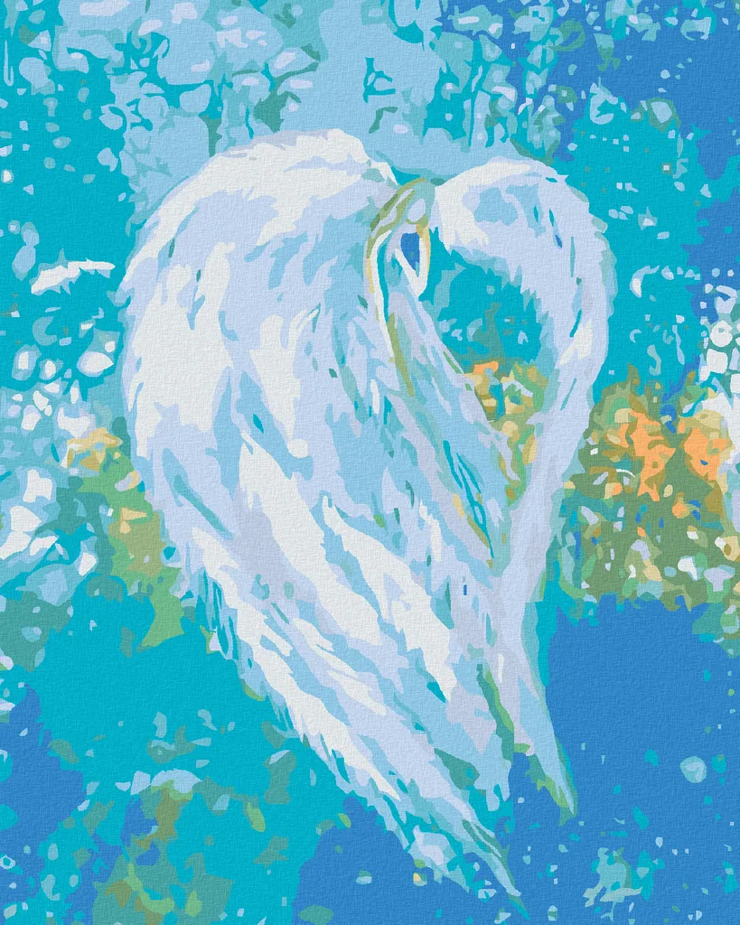 Shukqueen Kit Pittura A Olio Fai Da Te 50x80 Cm - Per Adulti E Bambini, Tela Numerata, Senza Cornice