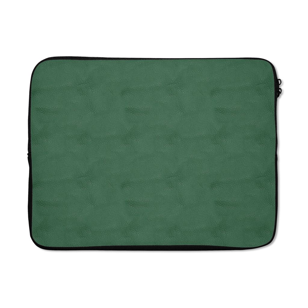 MuchoWow Laptop Hülle 17 Zoll Laptoptasche Leder - Blau - Tierhaut - Zipper - Schutzabdeckung