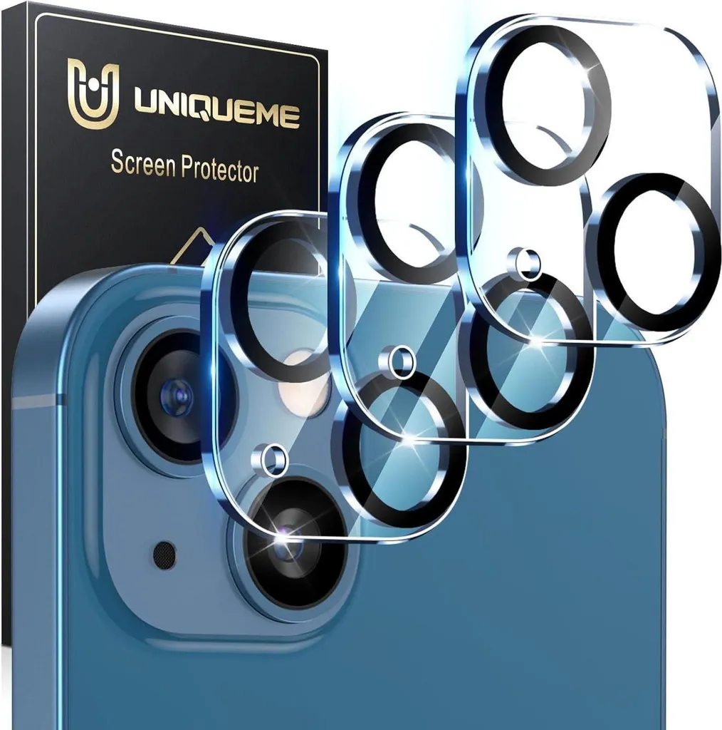 Évitez les Rayures Caméra iPhone 13/13 Mini - Verre Trempé 9H HD Clair - 3Pcs