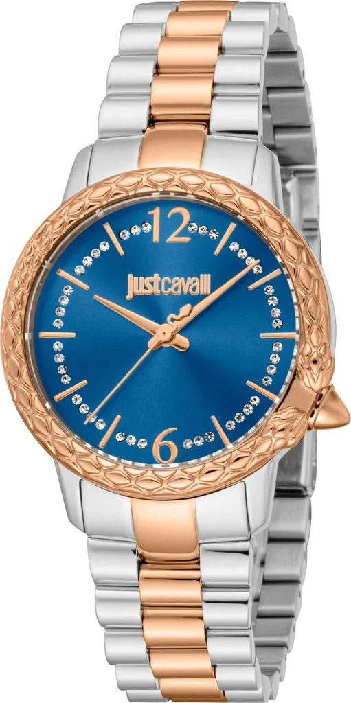 Montre Just Cavalli JC1L233M0065 Design Argenté et Bracelet Acier