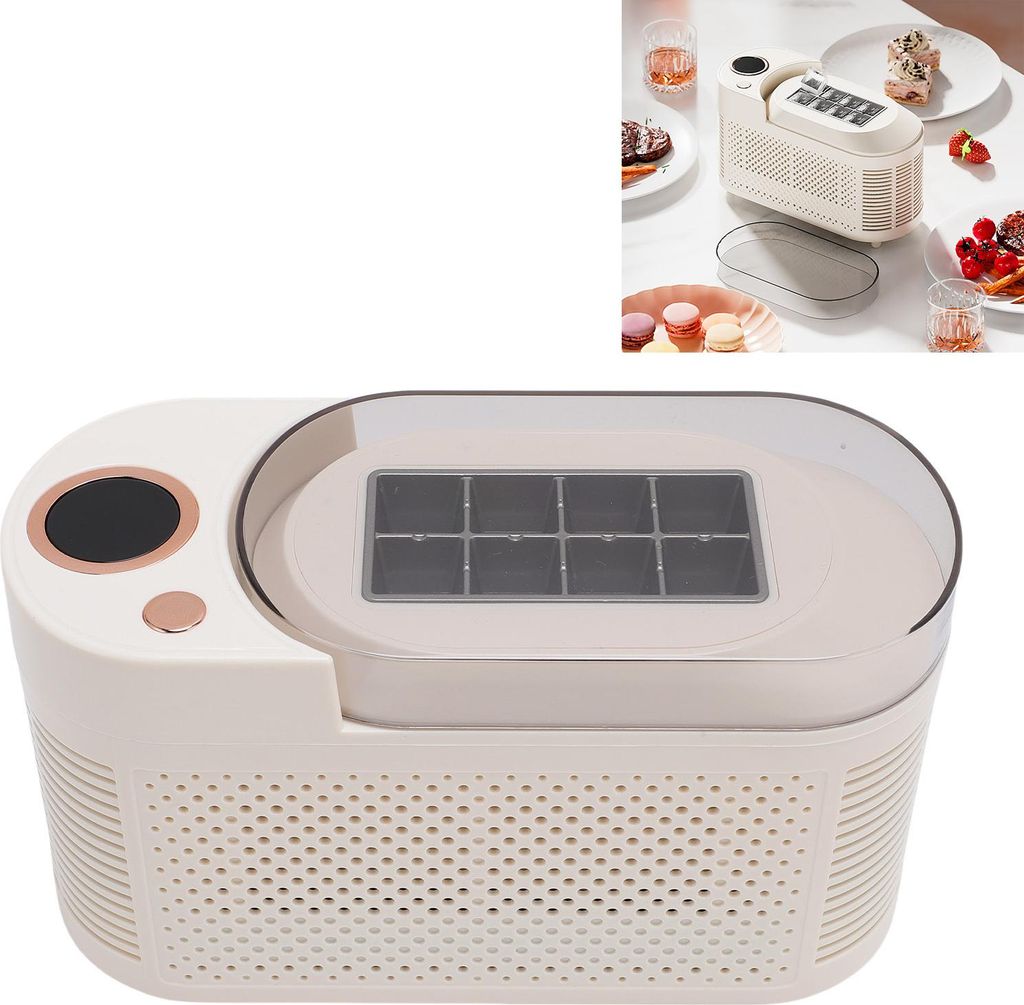 Stolní výrobník ledu Přenosný automatický stroj na výrobu Obrázek produktu 