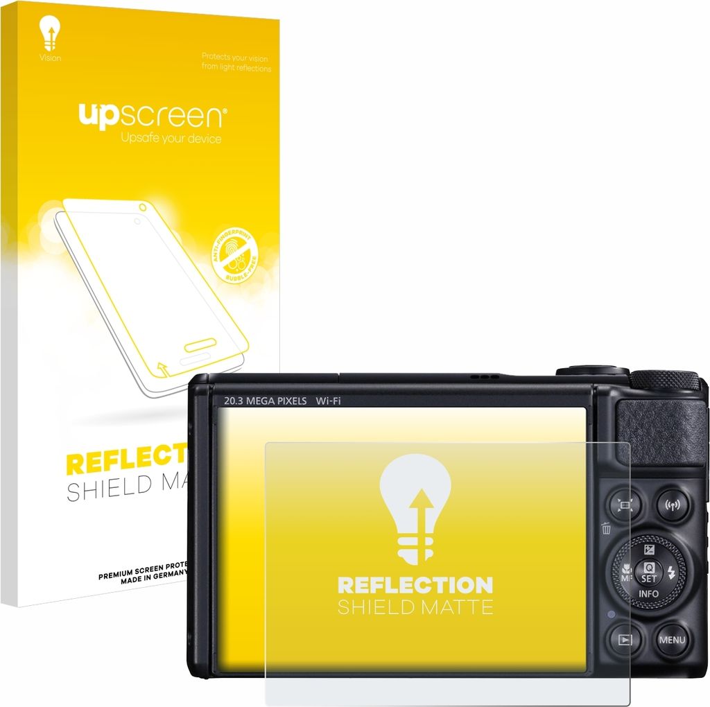upscreen Schutzfolie für Canon PowerShot SX740 HS / Lite Displayschutz Displayschutzfolie Folie Matt Entspiegelungsfolie