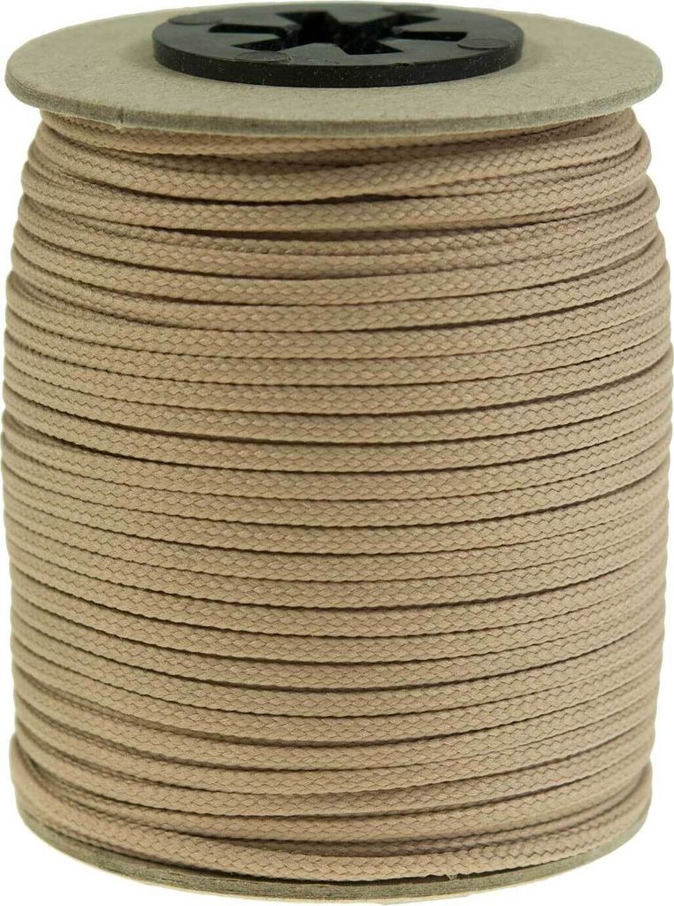 50 Meter Polyesterschnur Flechtschnur 2mm, 8-fach geflochten, Kumihimo Flechten