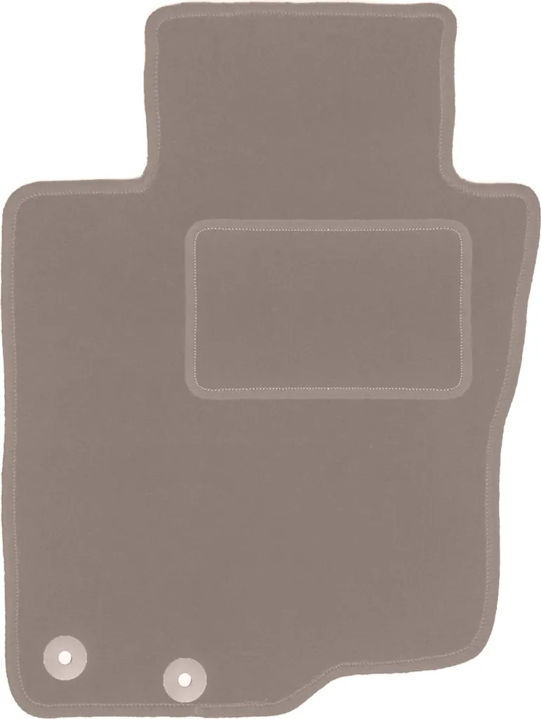 Tappeto Beige Su Misura Toyota Hilux 2015- | Velluto Luxury con Clip