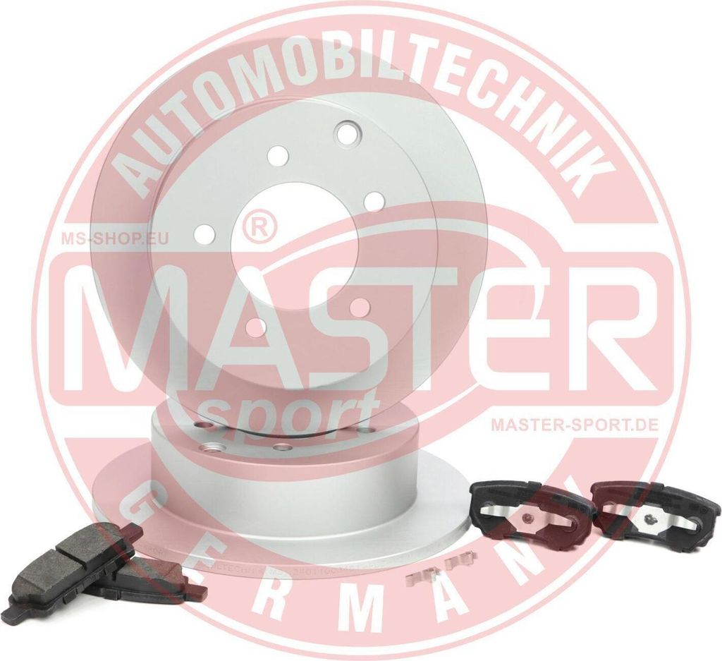 MS 201003450 Bremsensatz, Scheibenbremse Hinterachse für MITSUBISHI LANCER VIII (CY_A, CZ_A)