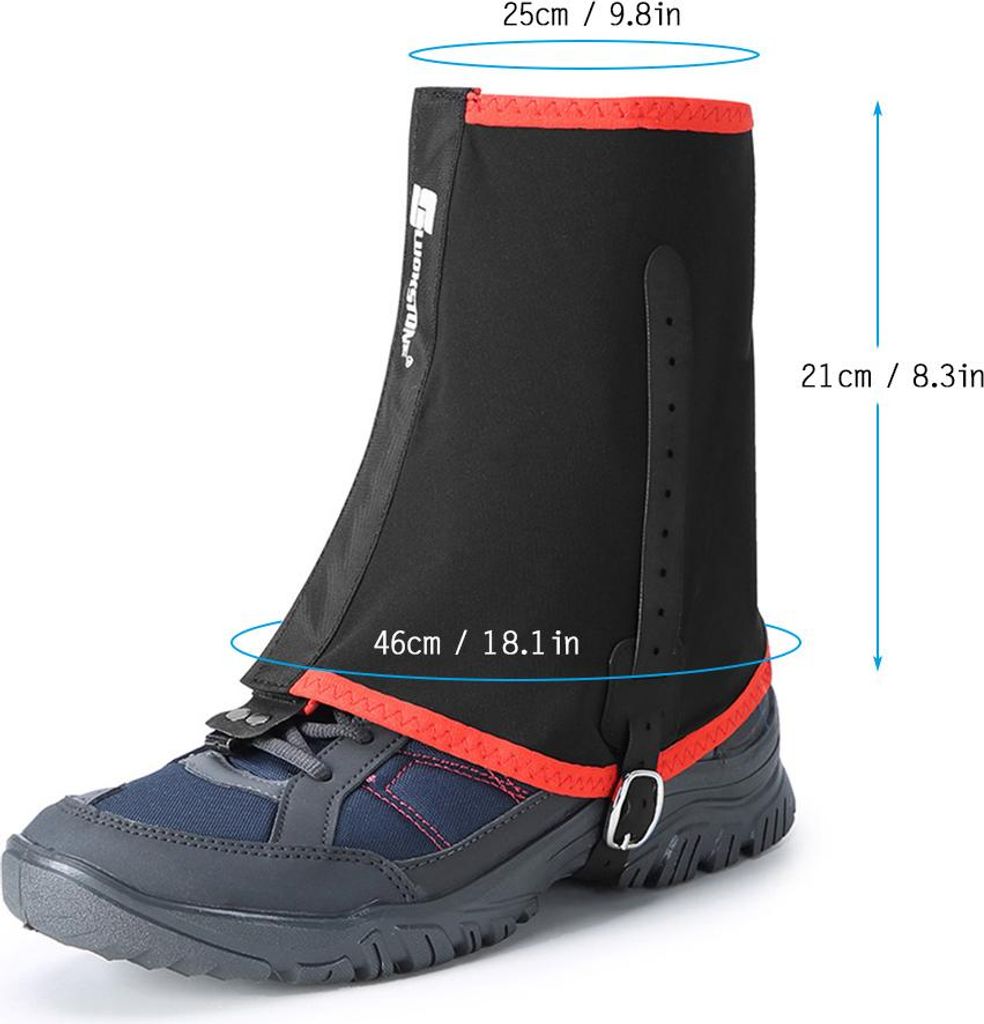 Outdoor-Sportarten, Laufen, Trail-Gamaschen, schützende Schuhüberzüge