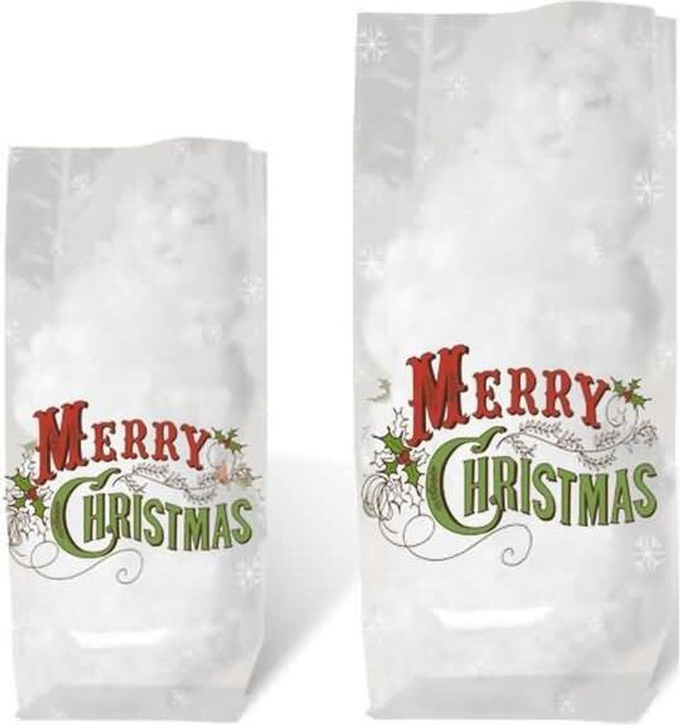 Geschenk-Bodenbeutel Frohe Weihnachten 14,5x23,5cm
