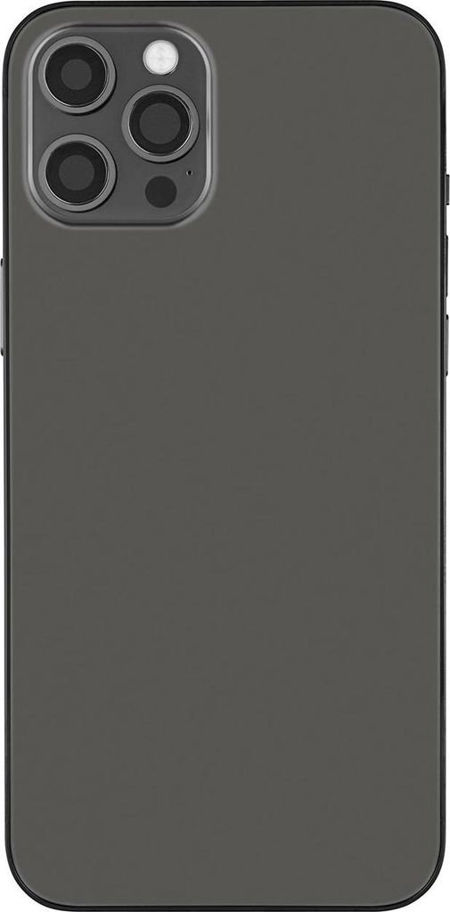 iPhone 12 Pro Gehäuse mit Backcover Graphit - Set