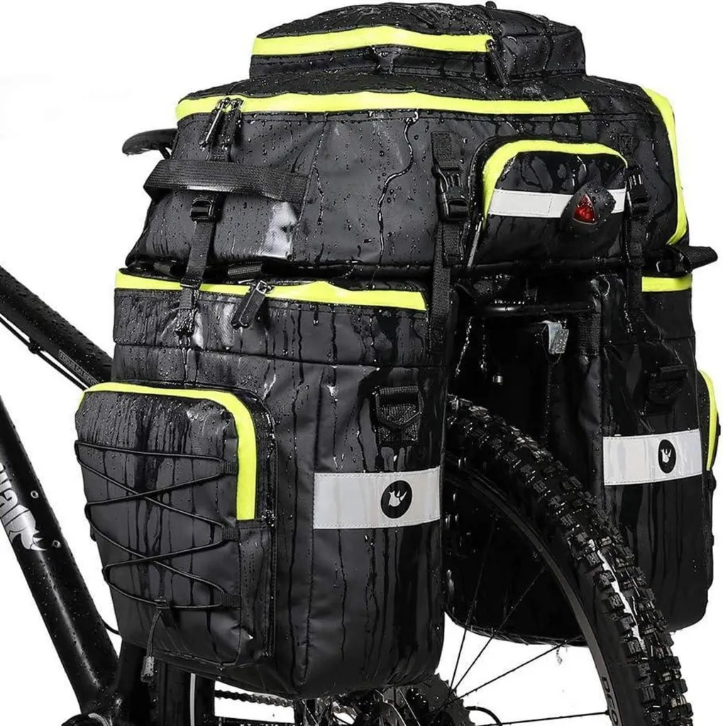 BAIGIO Borsa Bici 75L Impermeabile | Viaggia senza Limiti 3 in 1