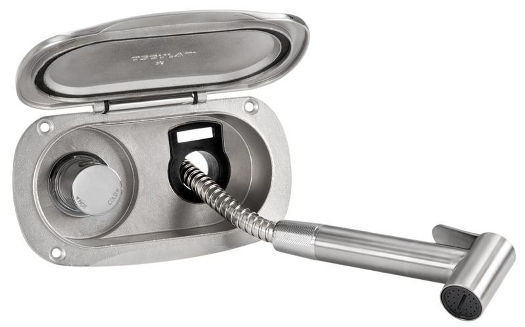 Deckdusche Elissa m.Tiger Dusche PVC-Rohr 4m , 1 Stück