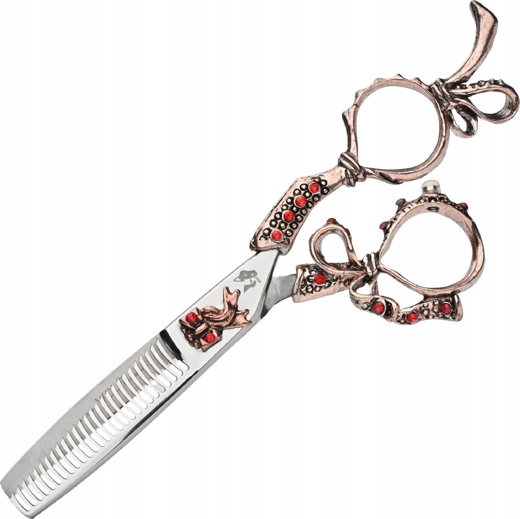 WOLF Degloving Rechtshänderschere 6.0 Elegante Offset-Friseurschere für den Salon Professional line