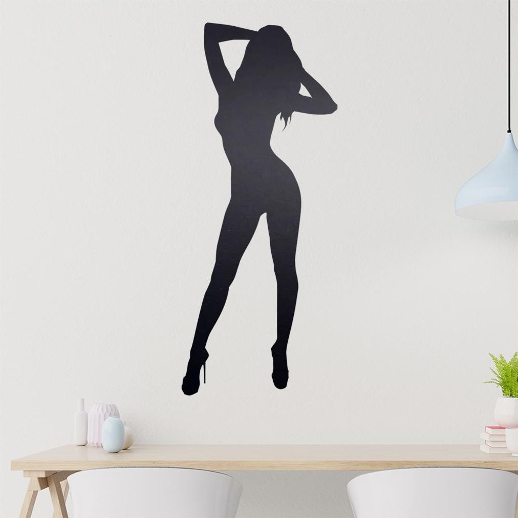 sexy Girl Wandtattoo in 6 Größen - Wandaufkleber Wall Sticker - Dekoration, Küche, Wohnzimmer, Schlafzimmer, Badezimmer