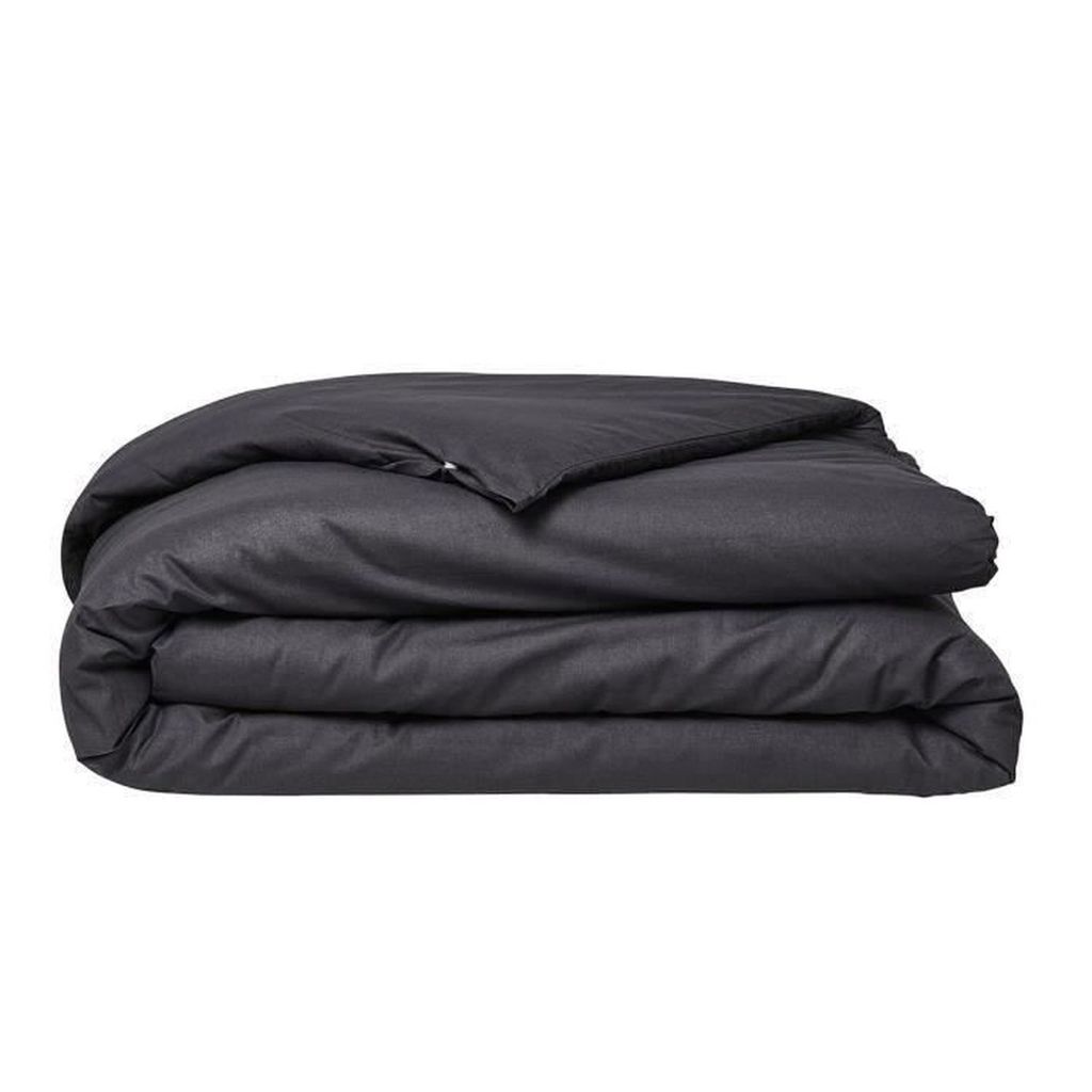 Bettbezug – 240 x 260 cm, einfarbig – Anthrazit Produktbild 