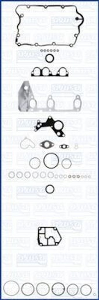 AJUSA 51030100 Motor-Dichtungsvollsatz Dichtsatz für VW POLO (9N) für SKODA Fabia II Schrägheck (542) Fabia II Combi (545) ROOMSTER (5J) Fabia I...