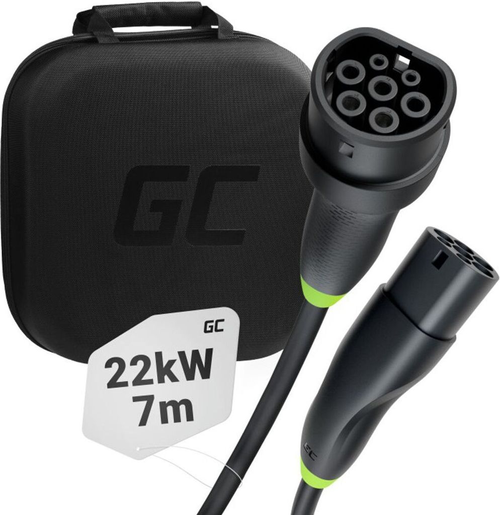 Green Cell EVKABGC02 Ladekabel für Elektrofahrzeuge Schwarz Produktbild 