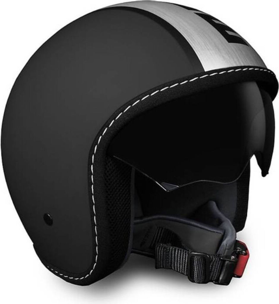 Casco moto JET MOMO BLADE Black Frost / Satin S Immagine del prodotto 