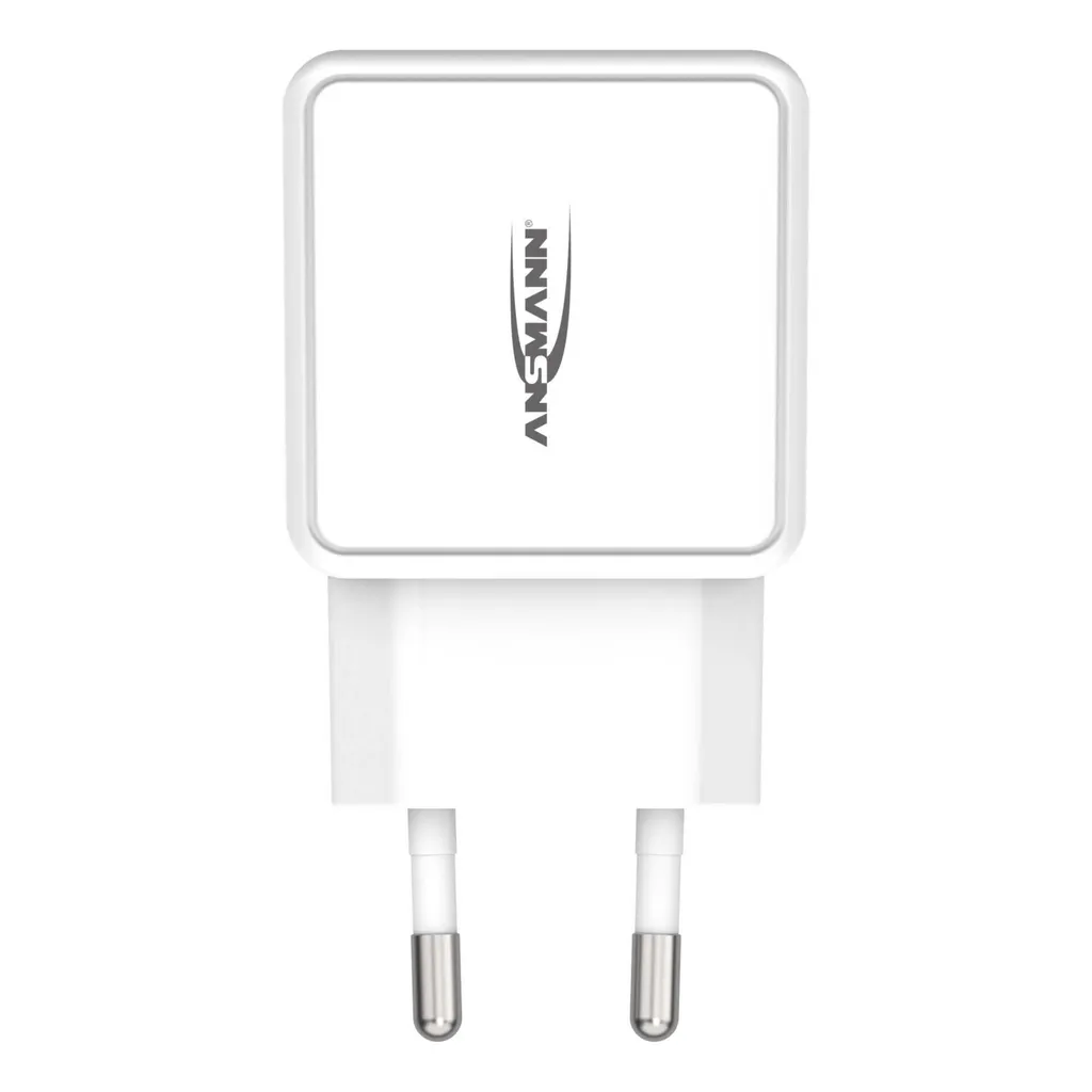 Ansmann HC218PD blanc : chargeur secteur USB-C PD 20W compact et rapide