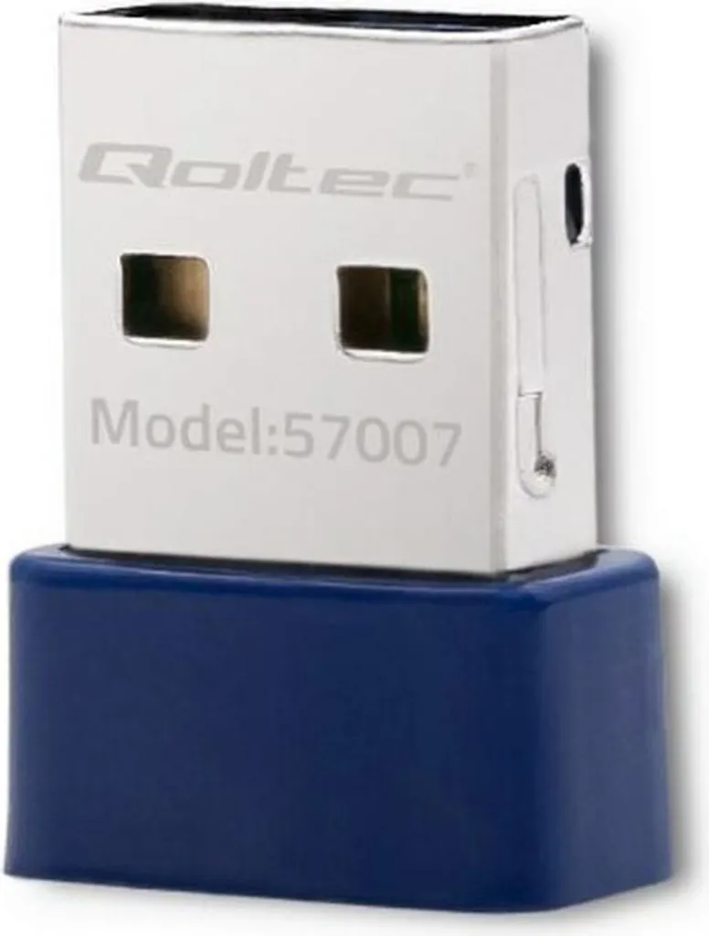 Mini Ricevitore WiFi USB 150 Mbps con Bluetooth 4.0 Qoltec 57007