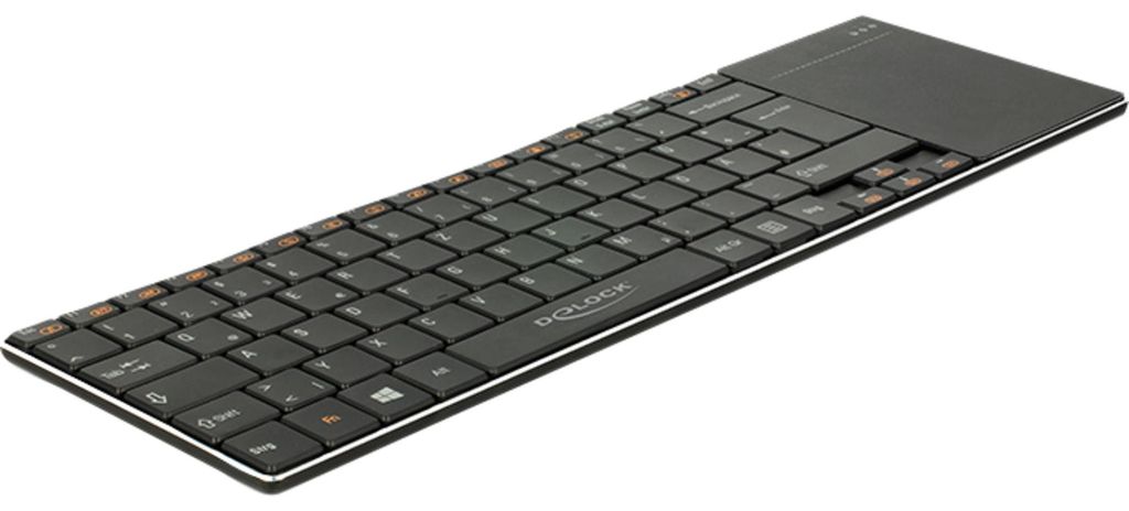 Delock Smart TV - Tastatur - mit Touchpad - kabellos - 2.4 Produktbild 