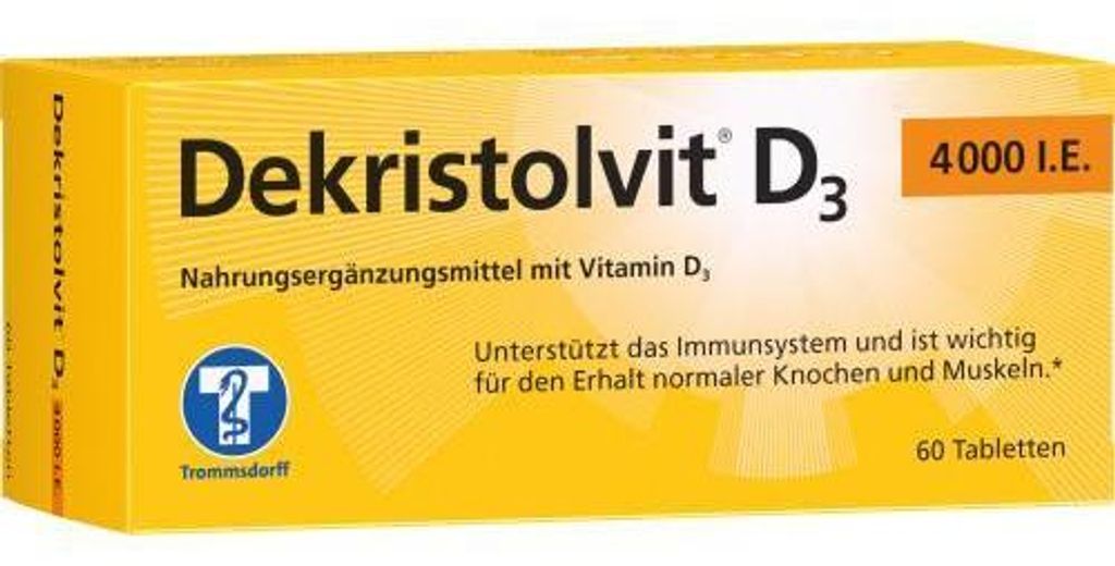 Dekristolvit D3 4000 I.E. Tabletten 60 St