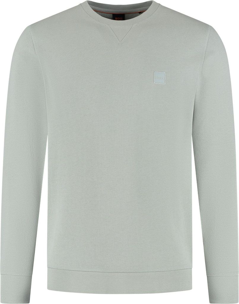 Grünes Herren-Sweatshirt ohne Reißverschluss – Stilvoll & Bequem