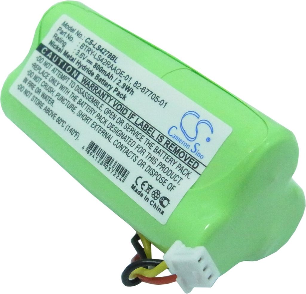 Akku fr Barcodescanner LS4278 SYMBOL NiMH 3,6V 700mAh Cameron Sino