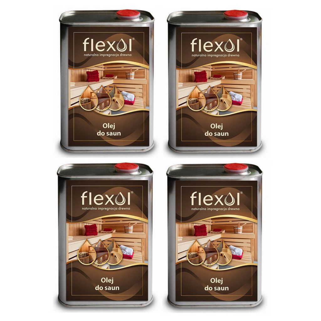 FLEXOL Saunaöl HOLZIMPRÄGNIERUNG 4×1 LITER | Imprägniermittel